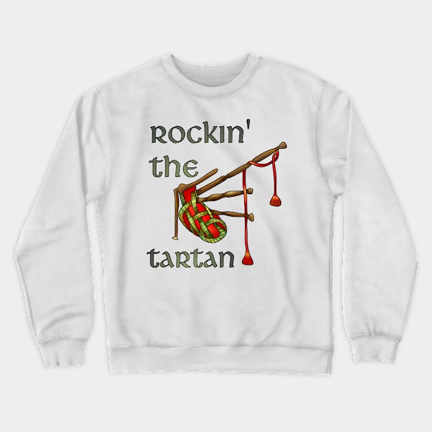 Rockin the Tartan Crewneck Sweatshirt by KnotYourWorld4